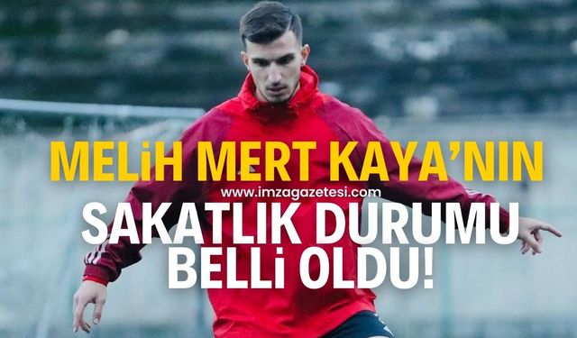 Melih Mert Kaya’nın sakatlık durumu belli oldu! | Zonguldak Spor Haberi