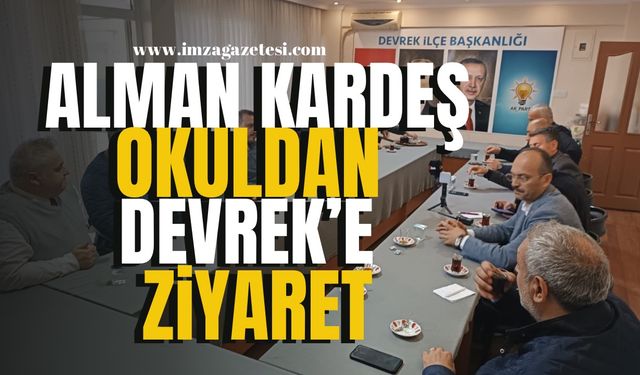 Alman Kardeş Okuldan Devrek'e Ziyaret… | Devrek Haber