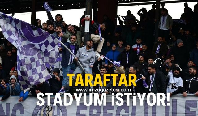 Taraftarlar stadyum istiyor