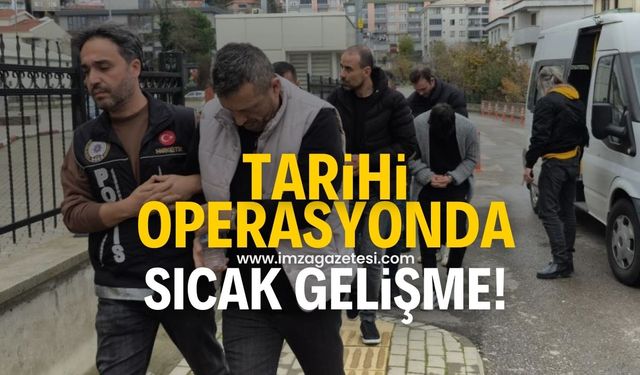 Tarihi uyuşturucu operasyonunda sıcak gelişme!