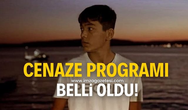 Tren kazasında hayatını kaybeden Efe Baran Kazancı'nın cenaze programı belli oldu