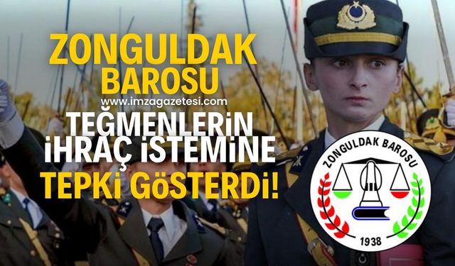 Zonguldak Barosu'ndan teğmenlerin ihraç istemiyle disipline sevk edilmesine tepki!