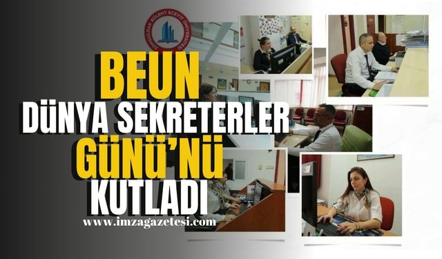 Zonguldak Bülent Ecevit Üniversitesi "Dünya Sekreterler Günü"nü Kutladı... | Zonguldak Haber