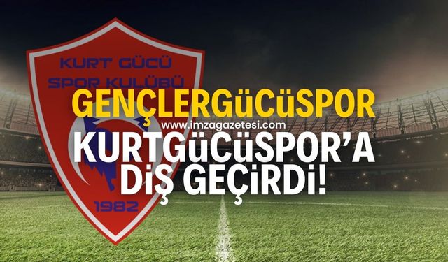 Zonguldak Gençlergücüspor, ilk puanını Kurtgücüspor deplasmanında aldı