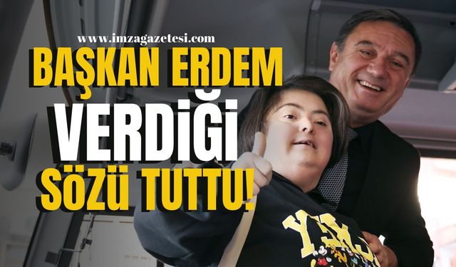 Başkan Tahsin Erdem, Engelsiz Yaşam Merkezi Öğrencilerine Verdiği Sözü Tuttu…