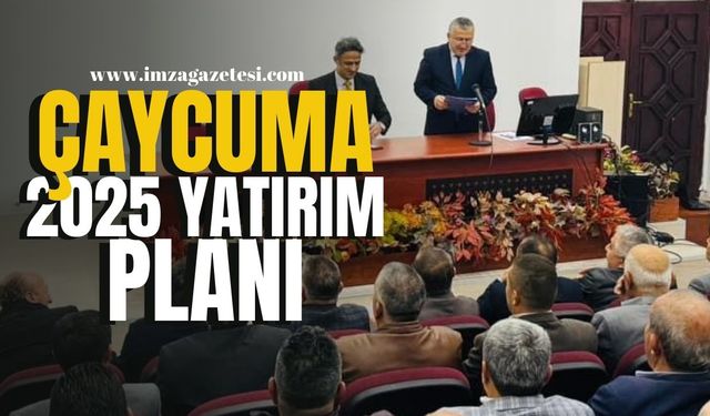 Çaycuma’da 2025 Bütçesi ve Projeler Masaya Yatırıldı!