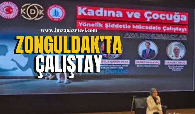 Zonguldak'ta Kadına ve Çocuğa Yönelik Şiddetle Mücadele Çalıştayı...