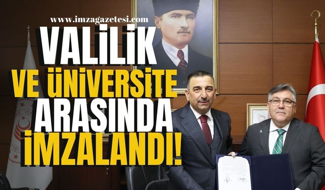 Zonguldak Valiliği ve BEUN arasında imzalar atıldı! Eğitim ve sağlık merkezi kurulacak...