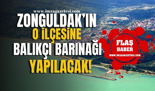 Zonguldak'ın o ilçesinde balıkçı barınağı yapılacak! | Zonguldak Haber