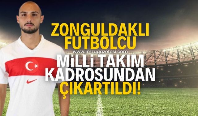 Zonguldaklı futbolcu Ahmed Kutucu, A Milli Takım kadrosundan çıkartıldı