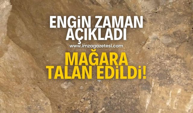 Zonguldaklı mağaracı Engin Zaman açıkladı! Mağara talan edildi