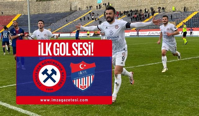 Zonguldakspor-Niğde Belediyespor maçında ilk gol sesi! | Zonguldakspor haber