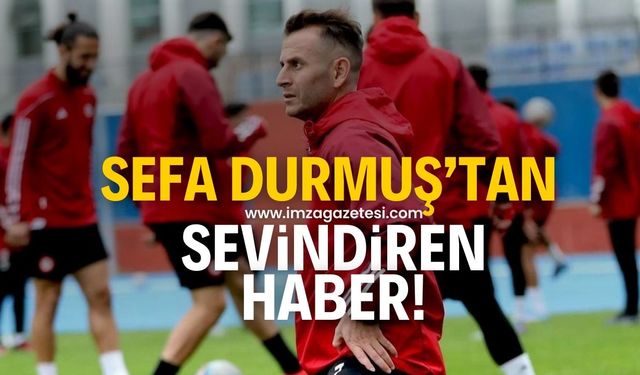 Zonguldakspor’un tecrübeli ismi Sefa Durmuş’tan sevindiren haber