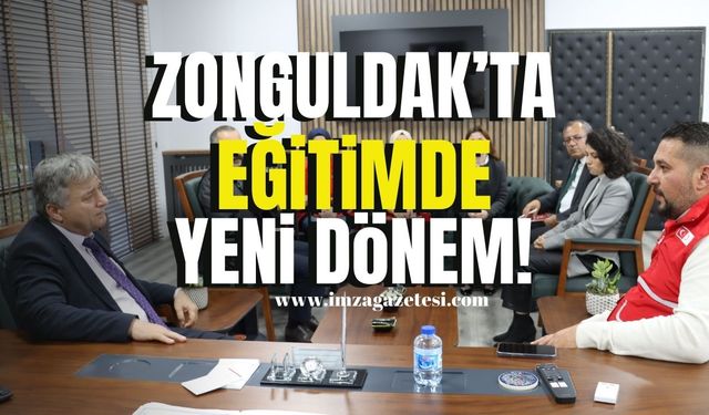 Zonguldak’ta Eğitimde Yeni Dönem! Kızılay ile İmzalar Atıldı