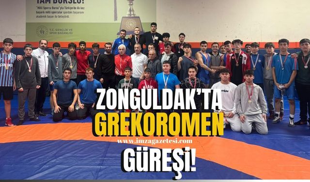 Zonguldak'ta Grekoromen Güreş Heyecanı!