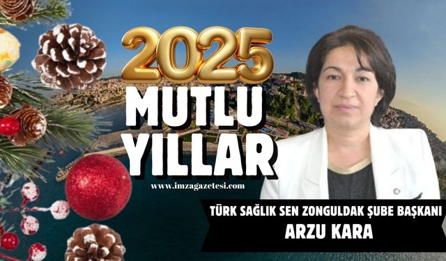 Türk Sağlık Sen Zonguldak Şube Başkanı Arzu Kara yeni yıl mesajı...