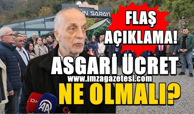 Asgari ücret ne kadar olacak? Türk-İş Genel Başkanı Ergün Atalay'dan ince mesaj!