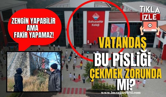 Zonguldak Bahçeşehir Koleji, çevreyi kirletiyor, vatandaşı mağdur ediyor!