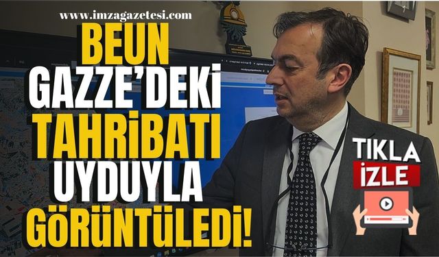 BEUN Öğretim Üyesi Prof. Dr. Kutoğlu, Radar Uyduları ile Gazze'deki Devasa Tahribatı İzledi! | Zonguldak Haber