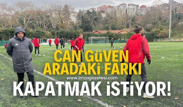 Can Güven farkı kapatmak istiyor