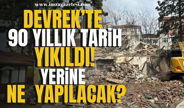 Devrek’te 90 Yıllık Tarih Yıkılıyor! Eski Kaymakam Evi Yerine Ne Yapılacak? | Devrek Haber