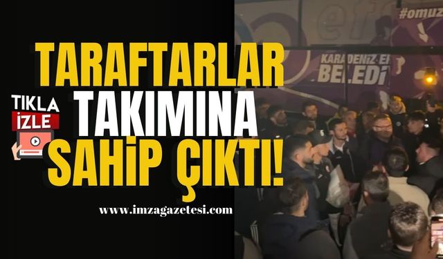 Taraftarlar saldırıya uğrayan takımlarına sahip çıktı! | Ereğli Haber