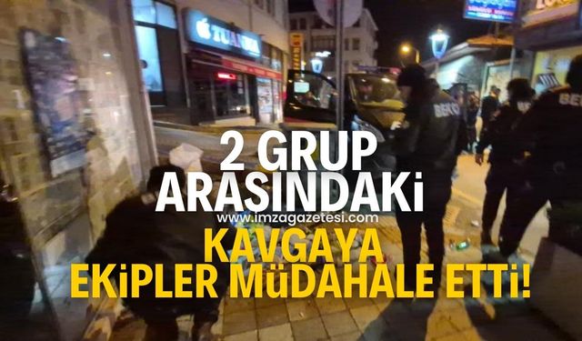 Eğlence merkezinde 2 grup arasında kavga! Ekipler müdahale etti