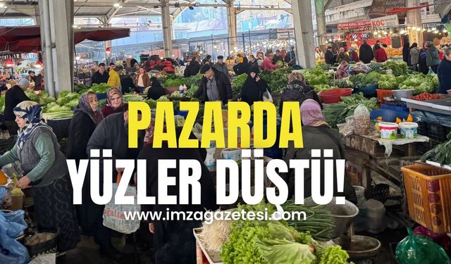 Pazara gelenin yüzü düştü!