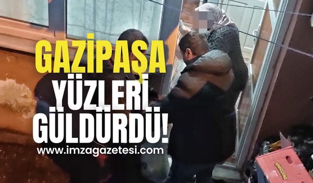 Gazipaşa’da yardım eli!