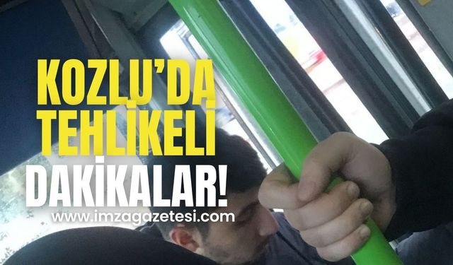 Kozlu’da halk otobüsü isyanı!