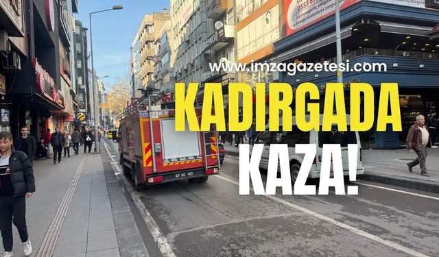 Kadırga rampasında kaza! Ekipler sevk edildi