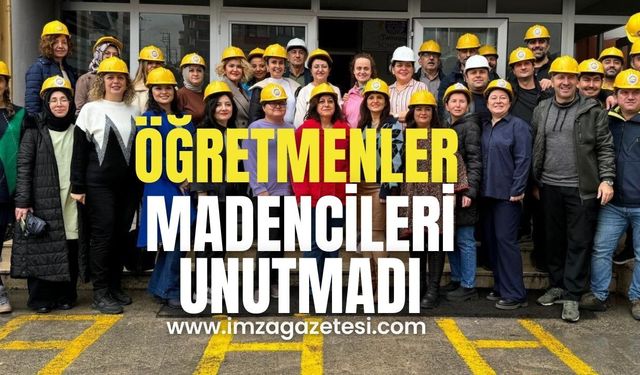 Madenciler gününü unutmadılar!