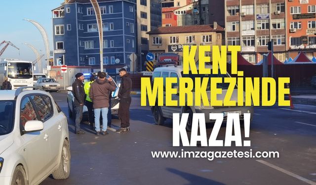 Kent merkezinde kaza! Ekipler sevk edildi