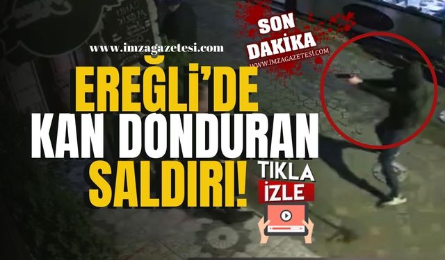 Ereğli'de Kan Donduran Silahlı Saldırı! Kan Akıtan Saldırı Kamerada! | Ereğli Haber