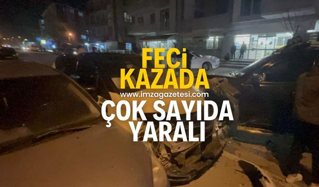 Feci kazada 3 kişi yaralandı