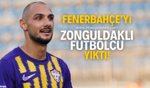 Fenerbahçe'yi Zonguldaklı futbolcu Ahmed Kutucu yıktı