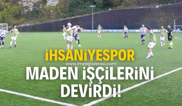 İhsaniyespor, Maden İşçilerini mağlup etti!