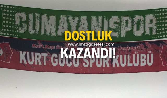 Kazanan dostluk oldu