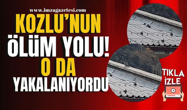 Kozlu'nun ölüm yoluna takıldı! Dostları gibi canından olacaktı! | Kozlu Haber