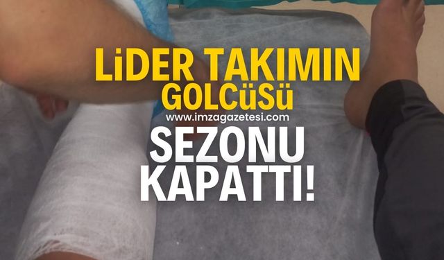 Liderin golcüsü sezonu kapattı