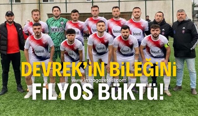 Namağlup Devrek’in bileğini Filyos büktü