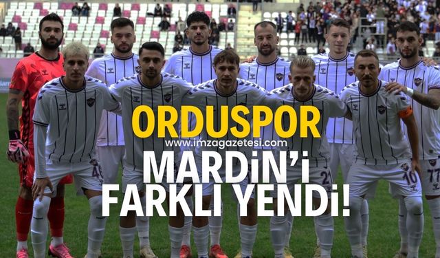 Orduspor, Mardin’e fark attı! 4-0