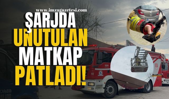 Şarjda Unutulan Matkap Patladı! | Düzce Haber