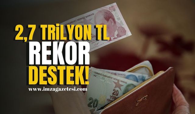 Türkiye'nin Sosyal Kalkanı... 2,7 Trilyon TL ile Rekor Destek! | Ekonomi Haber