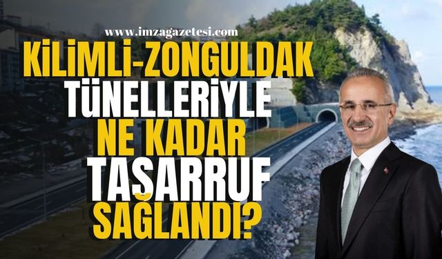 Ulaştırma Bakanı Uraloğlu paylaştı! Zonguldak-Kilimli tünelleri ile ne kadar tasarruf sağlandı?