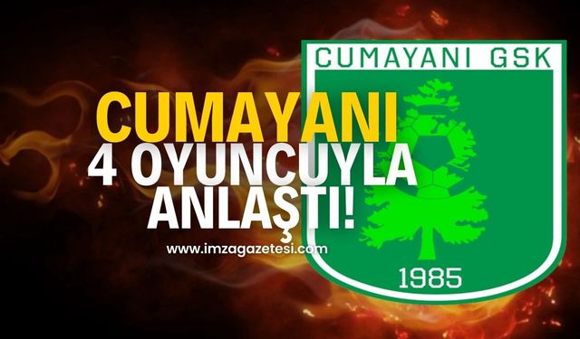 Yeşil Cumayanıspor 4 oyuncuyla anlaştı