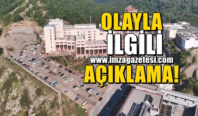 Zonguldak BEÜ Hastanesindeki olayla ilgili açıklama! Yoğun bakımda aksaklık oldu mu?