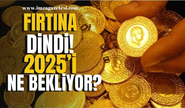 Altında Fırtına Dindi! 2025’i Ne Bekleniyor! | Altın Haberleri