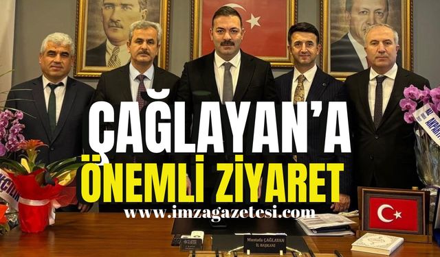 AK Parti İl Başkanı Mustafa Çağlayan’a önemli ziyaret