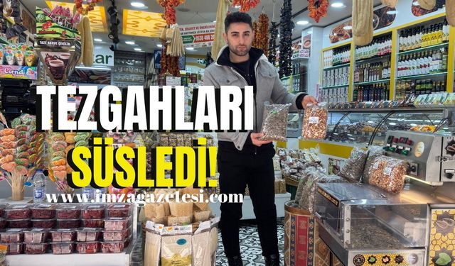 Tezgahları süsledi! Yoğunluk başladı